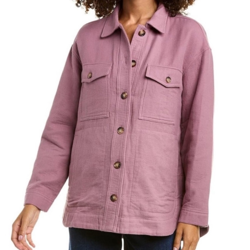 Women's Mauve Button-Up Jacket